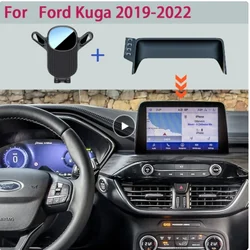 Supporto Del Telefono Per Auto Per Ford Kuga MK3 2019 2020 2021 2022 Schermo Fisso Staffa di Navigazione Caricatore Del Basamento Accessori Auto