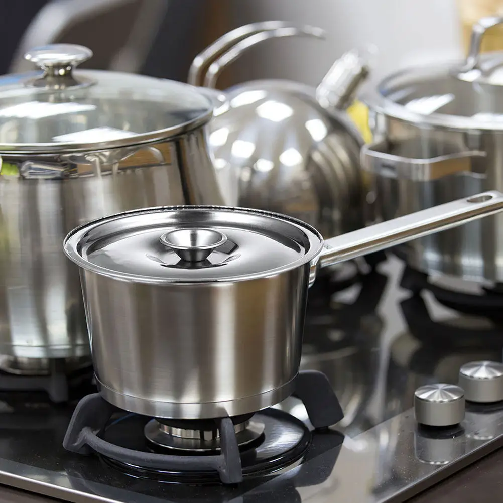 Stainless Steel Seasoning Pot Lid Reinforced Oil Jar Cover Drop Resistant Spill Proof Universal Kitchen Supplies Replacement Lid