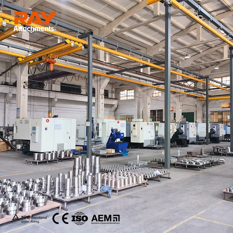 Excavator Mini Earth Auger Hydraulic Rotary Drive Head with Motor Alloy Steel High Impact Strength Tungsten Teeth