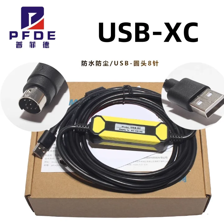 USB-XC USB Zu RS232 Adapter Für XC PLC Geeignet Xinjie XC1 XC2 XC3 XC5 PLC Programmierung Kabel 2,5-3M