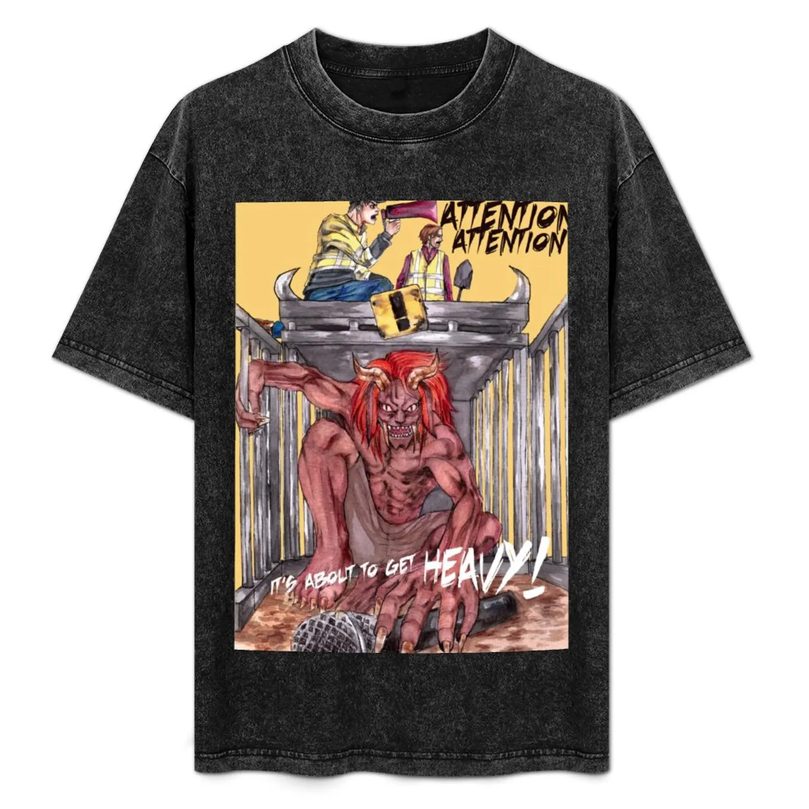 

Shinedown ATTENTION ATTENTION fan art T-Shirt Simple Print Design T-Shirt
