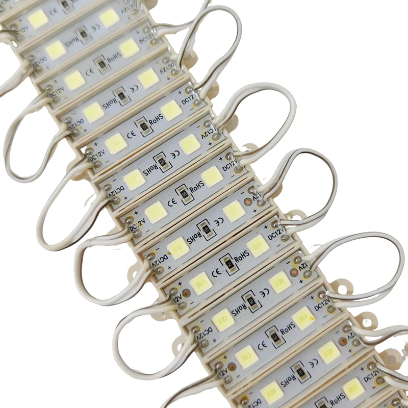 20pcs 5054 SMD 2 LED Module with size 36*9mm  LED Strip String Light Waterproof 0.6W DC 12V Advertisement Design Sign Backlight