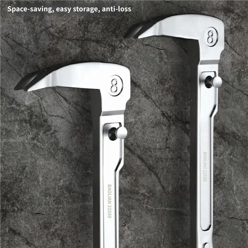 Professionelles Stahlpfoten-Hammer- und Stemmeisen-Set für die Holzbearbeitung mit ergonomischem und rutschfestem – Detail 10