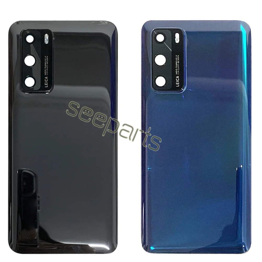 For Huawei P40 Pro Battery Cover Rear Door Housing Back Case For Huawei P40 Battery Cover With Camera Glass Lens