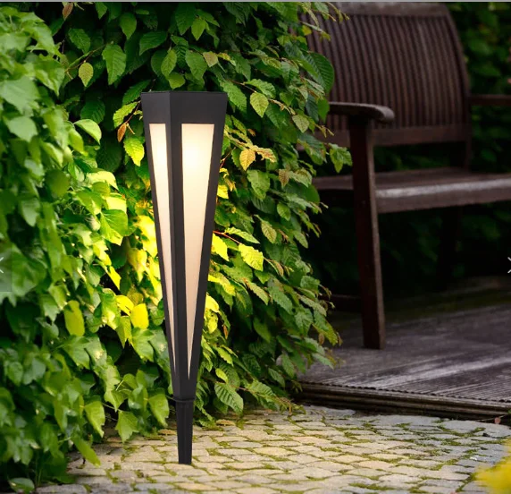 Solar Outdoor light waterproof modern simple lawn light courtyard landscape Garden lamp plug-in lighting