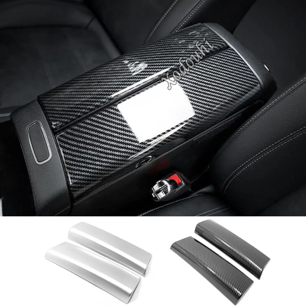 

Car Cover Armrest Handrail Trim Frame Cup Box Rear 2PCs For Mercedes Benz A Class W177 A180 A200 A250 2019 2020 2021 2022 2023