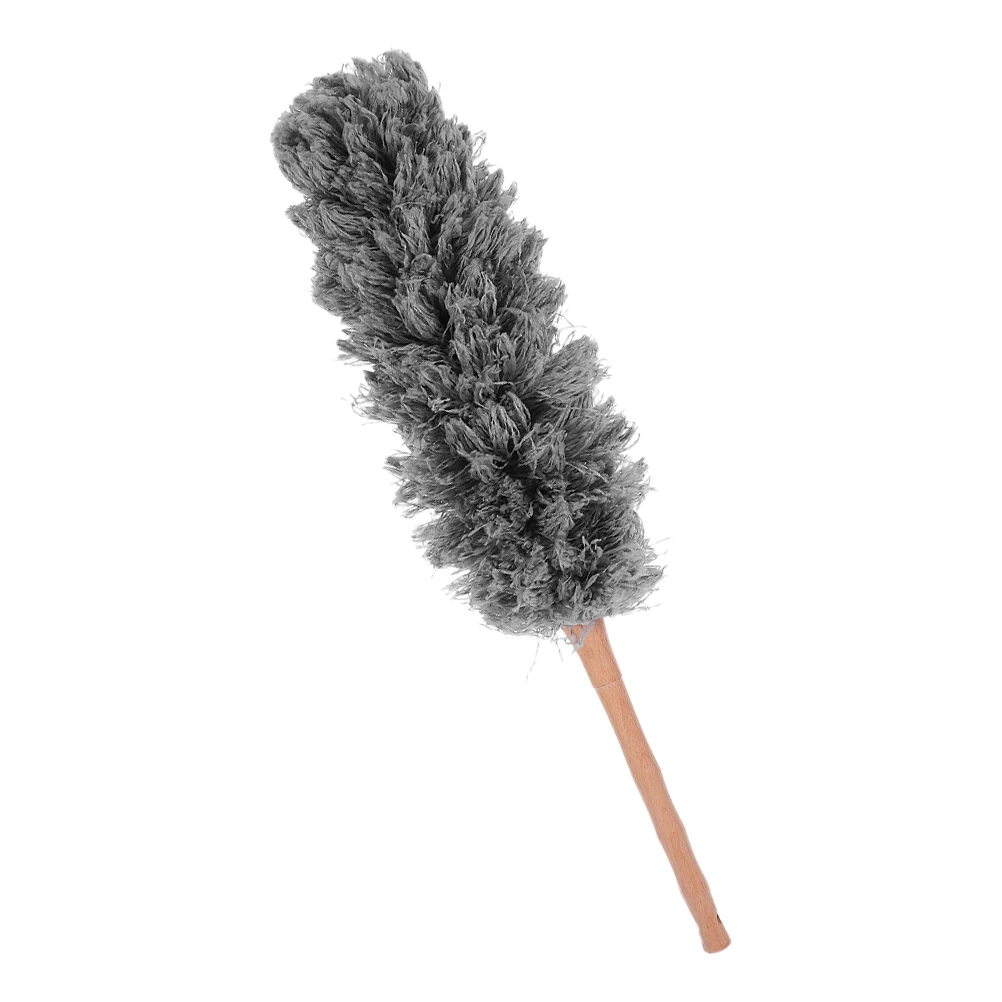 

Static Absorption Car Home Cleaning Tool Comfortable Wooden Handle Furniture Duster Fiber Brush Interior Dashboard Cleaner