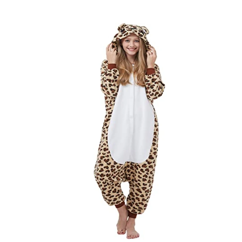 

Unisex Jaguar bear woman Cartoon Kigurumi Onesie Pajamas Women Anime Jumpsuit Funny Sleepwear Girl Cosplay Clothes