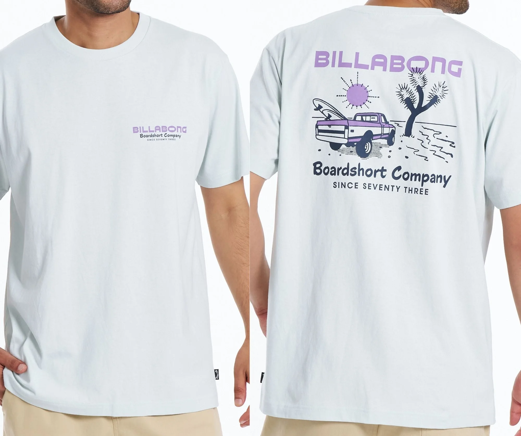 Billa 2026bong Road Trip Surf Truck Back Graphic T-Shirt Unisex Loose Fit Summer Surfwear Outdoor Casual Short Sleeve Street Top