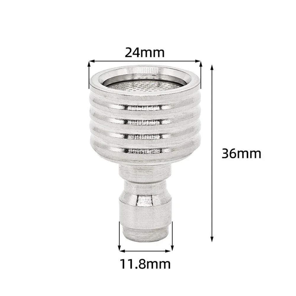 Quick connect stainless steel showerhead nozzle for high pressure car wash and garden For cleaning machine accessories