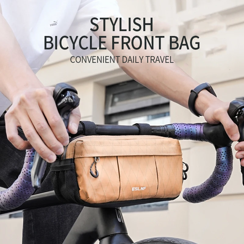 

Large Capatity Multifunctional Handlebar Bicycle Bag MTB Road Waterproof Reflective Strip Bike Front Storage Bags Shoulder Bag