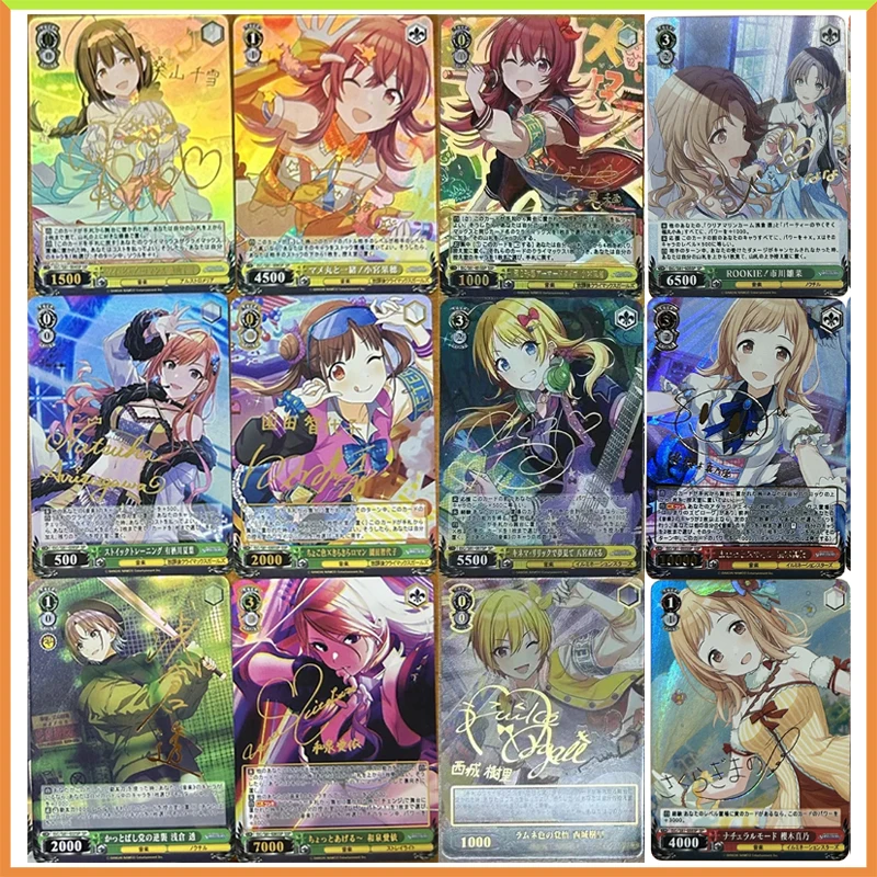 Juego de mesa de Anime Weiss Schwarz DIY ACG Battle Flash Cards, Yuuki Asuna Shana Toys para niños, tarjetas coleccionables, regalo de cumpleaños