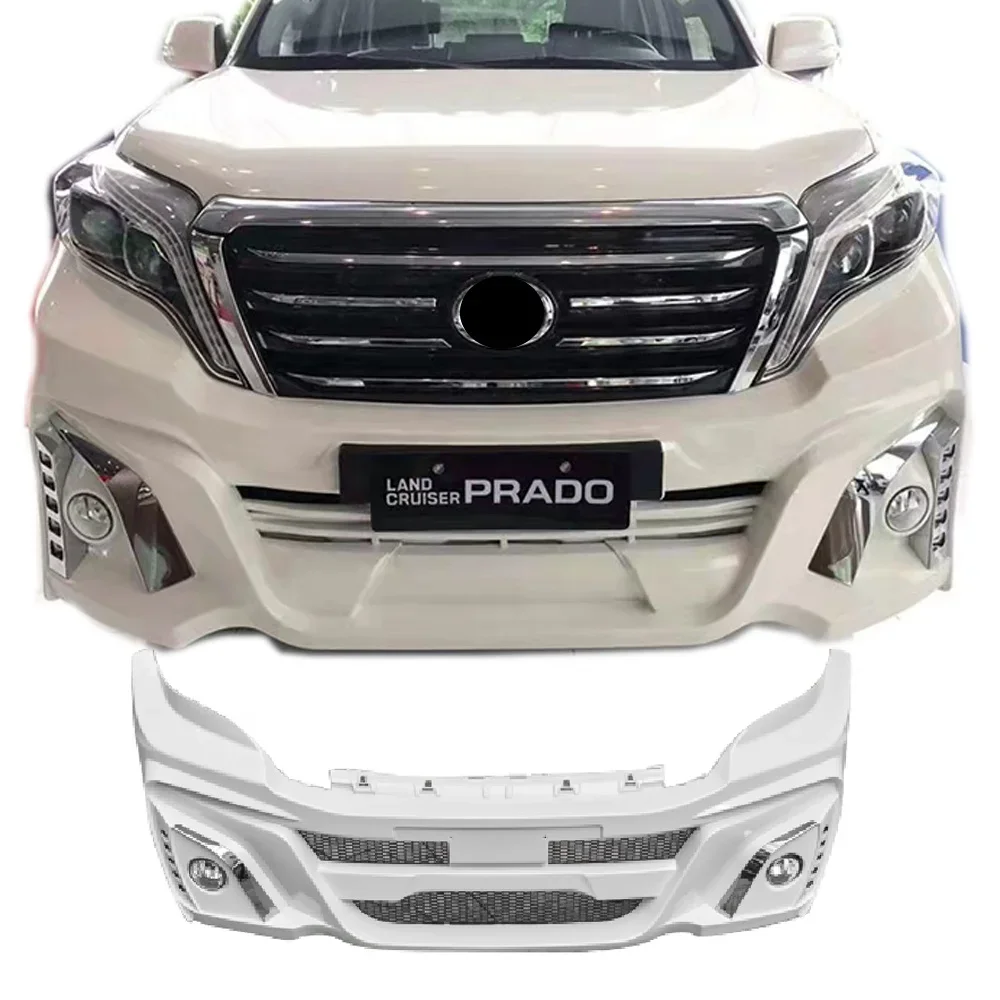 

car bumper for 2014-2017 Toyota prado wald bodykit front bumper rear bumper grill PP plastic material for prado wald bbumper