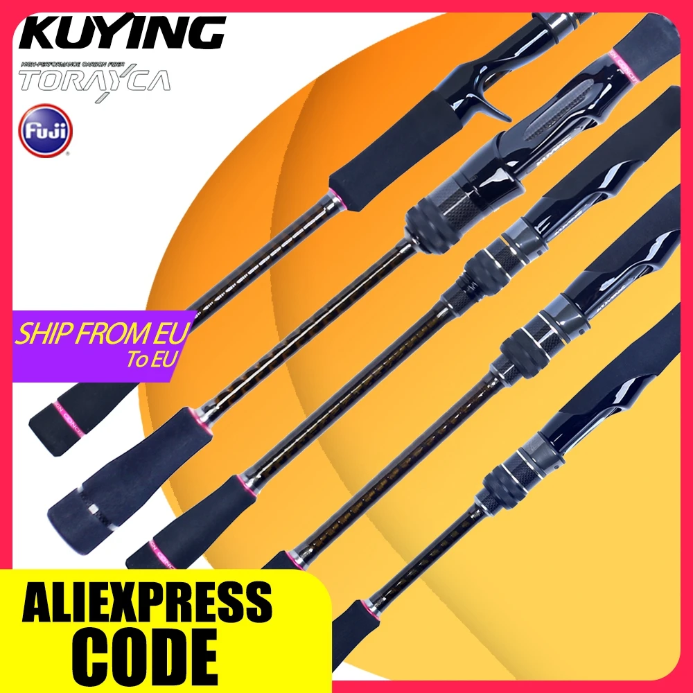 

KUYING SUPERLITE Ajing Bottom Fish 6'8" 7'6" 7'7" 8'6" Fishing Lure Rod Casting Spinning FUJI Parts Power X Carbon Light Rock