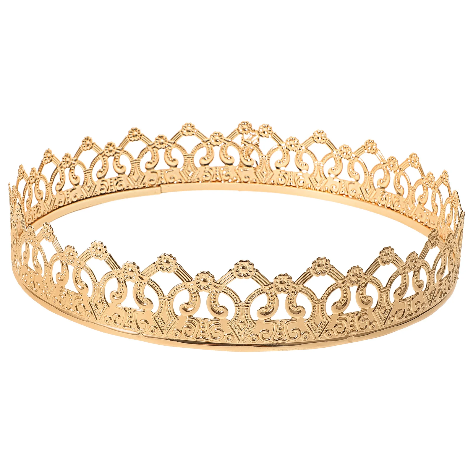 

Vintage Crown Props Crowns for Party Cosplay Wedding Anniversary Celebration Adult Size Fits Most Men