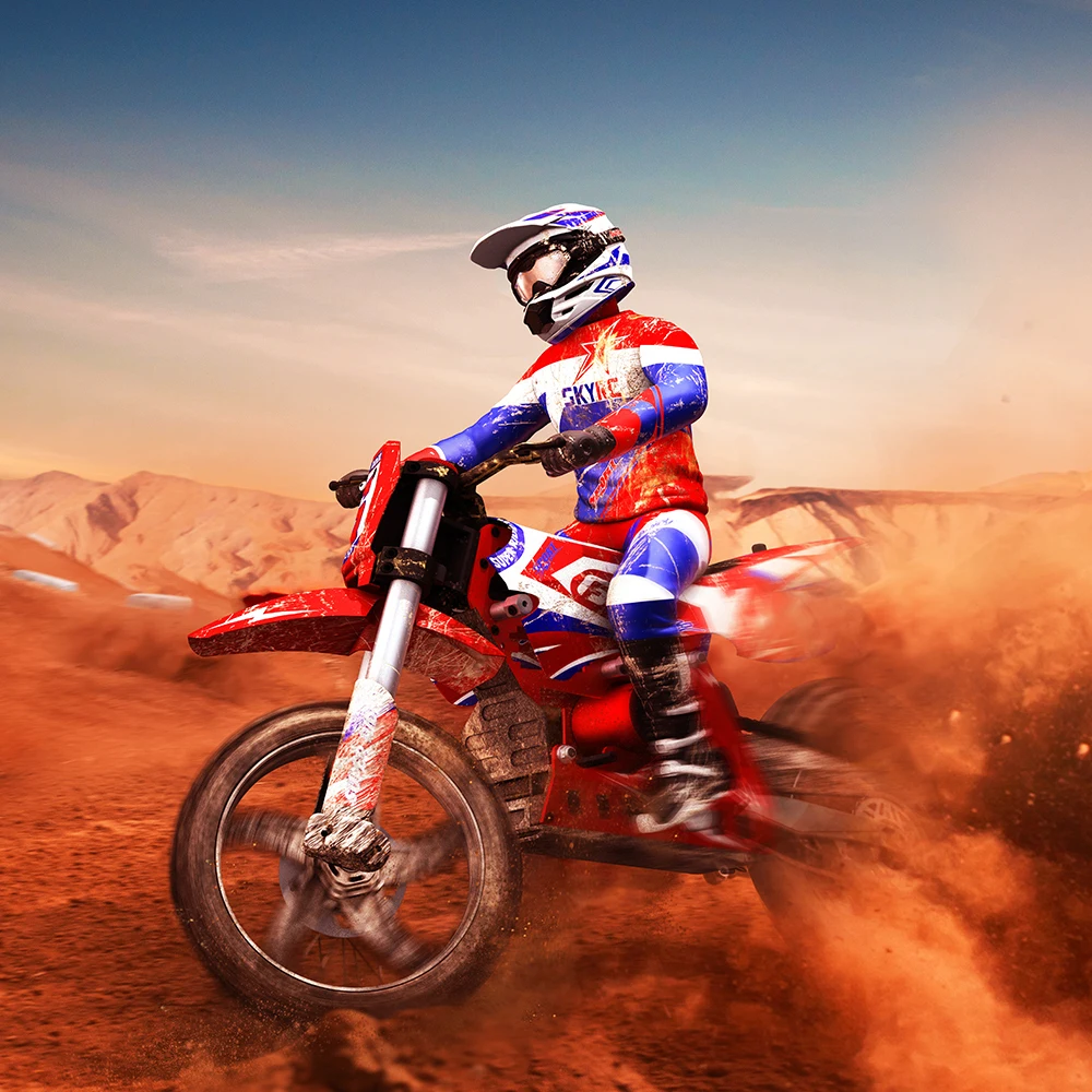 Skyrc Sr5 Motorfiets Rtr Borstelloze 1/4 Simulatie Rc Elektrische Afstandsbediening Off-Road Auto Crossmotor Volwassen Kinderspeelgoed