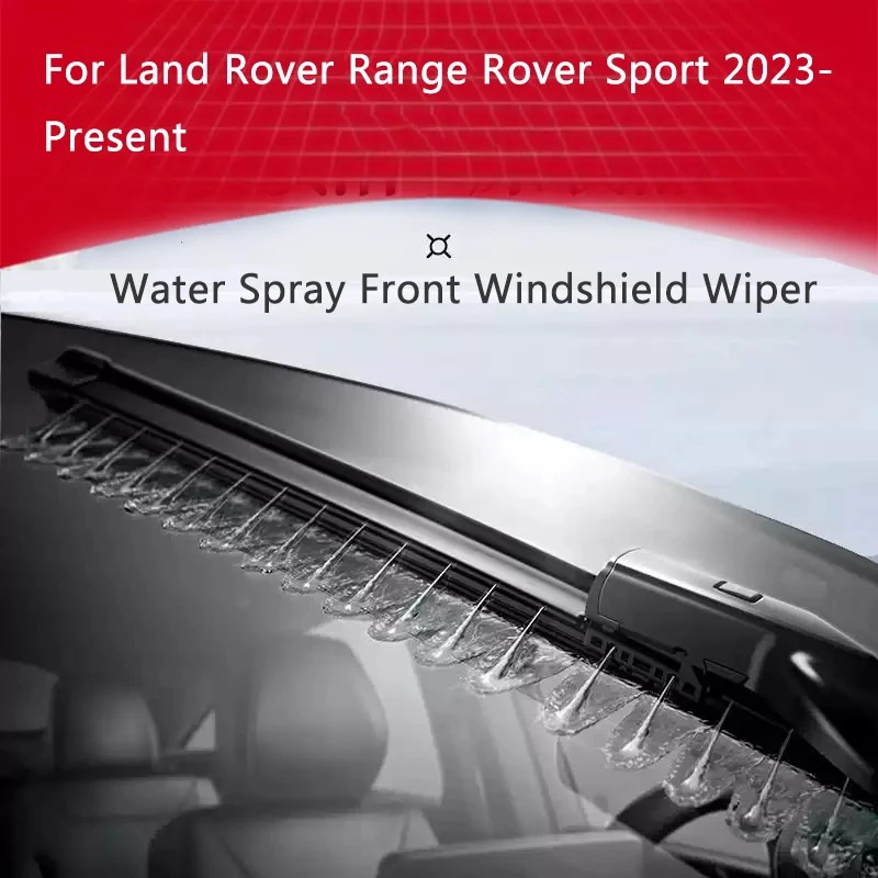 

Car Custom Wet Arm Frameless For Land Rover Range Rover Sport 2023- 2026 Wiper Blades Windshield Water Spray Cleaning Accessory