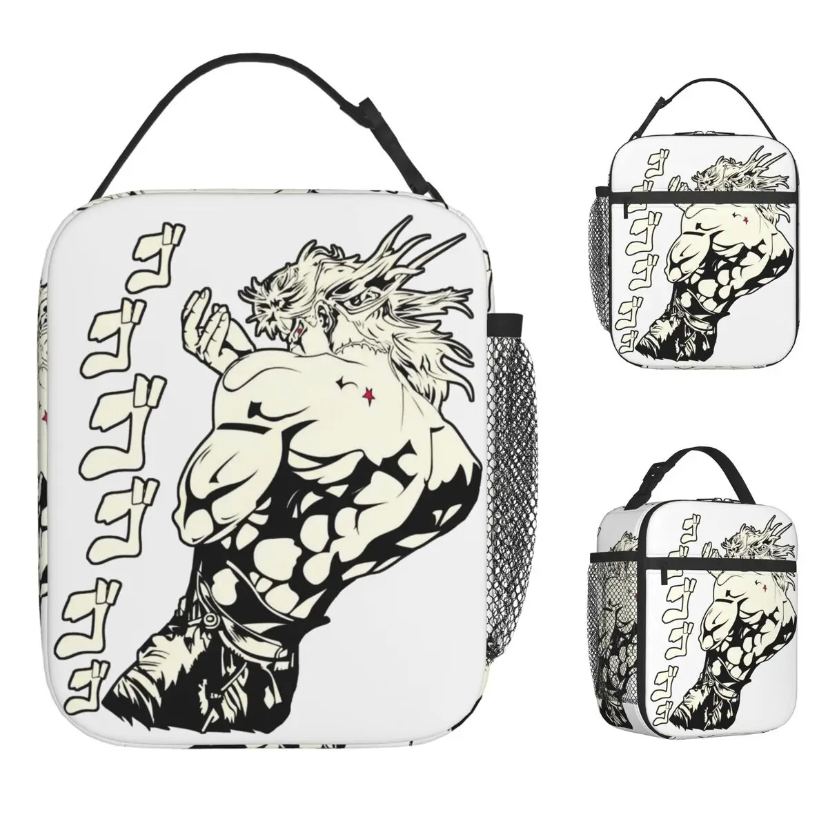 

Dio Brando Jojo Bizarre Adventure Lunch Bag Joestar Anime Kujo Blood Otaku Crusaders Lunch Box For Child Thermal Lunch Bags