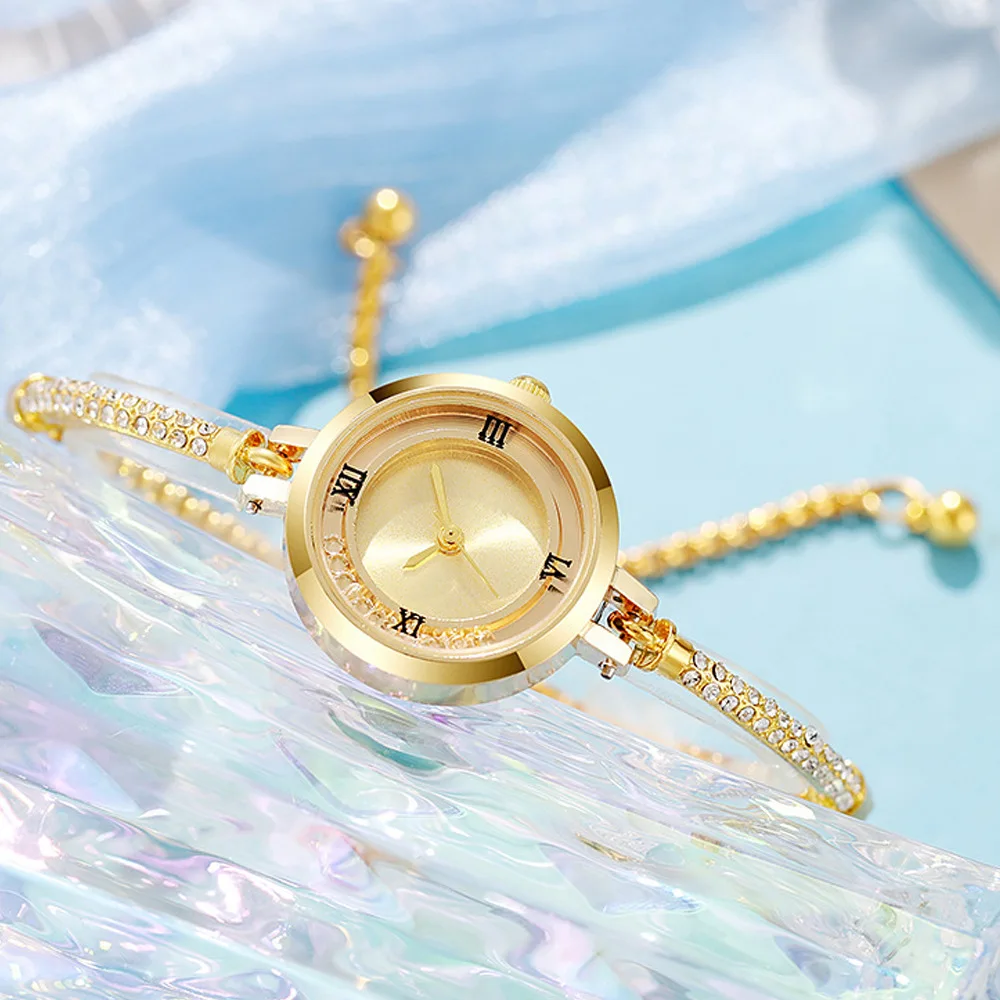 Moda de luxo relógio feminino ouro pulseira fina senhoras relógio para pulseira montre femme feminino relógio de pulso feminino relojes