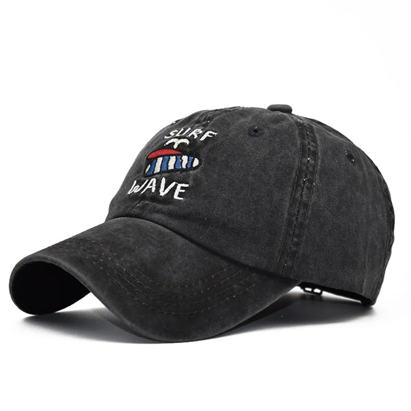 

Spring New Korean Washed Letter Embroidery Baseball Cap For Women And Men Outdoor Street Fashion