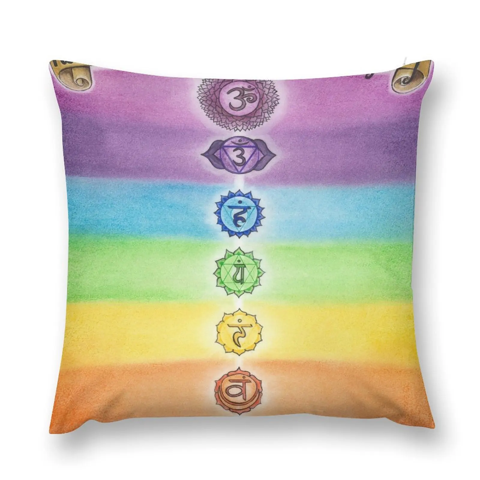 Chakra Healing Throw Pillow Sofa Cushions Covers christmas pillowcases pillow