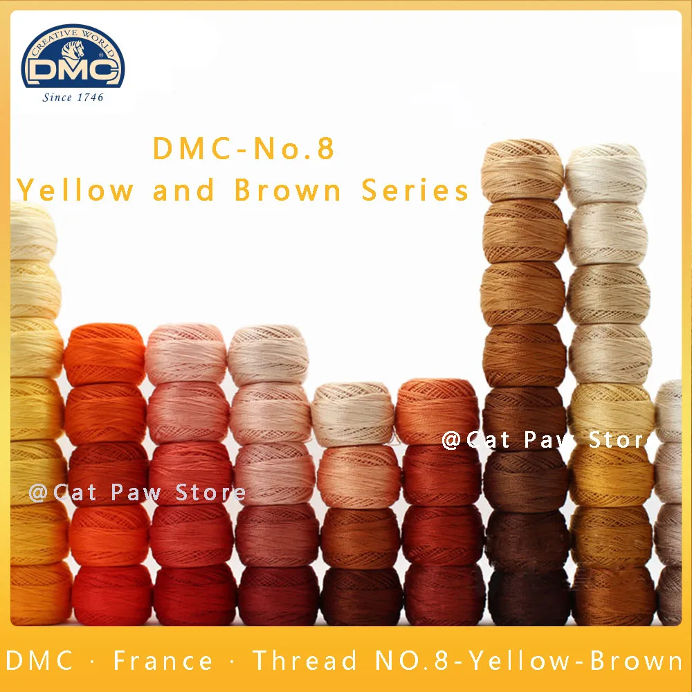 Original DMC Threads Cross Stitch DMC Embroidery Thread Mouline Thread Floss Cotton Thread For Hook Sewing Thread Crochet Line