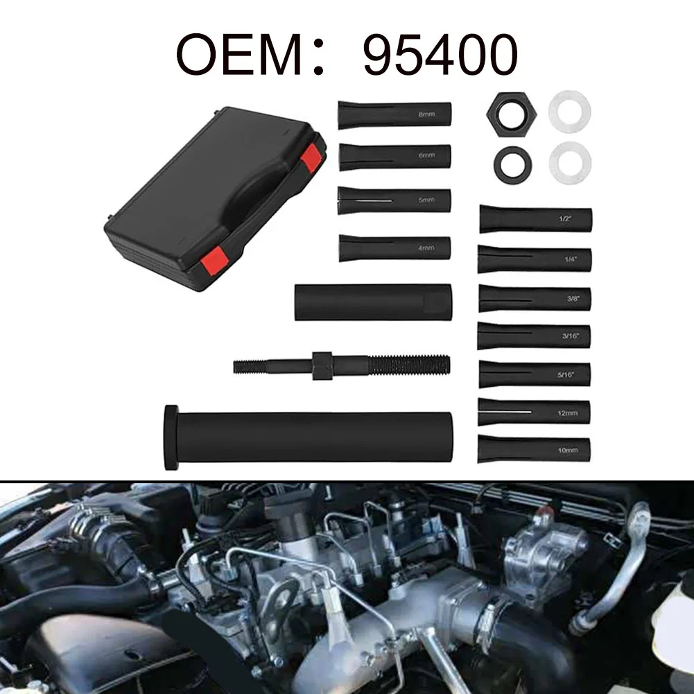 95400 18pcs In-line Dowel Pin Puller Master Set Locating Pin Extractor Set Efficient Dowel Pin Puller Tool Car Maintenance Tools