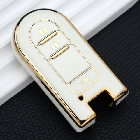 Чехол с 3 кнопками для автомобильного ключа из ТПУ для Toyota Passo Pixis Joy Epoch Daihatsu Boon Move Cast Wake Thor Smart Remote Control Fobs
