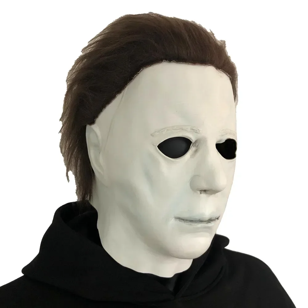 Máscara de Michael Myers para Halloween 2026, Cosplay de Terror, Asesino Demoníaco, Máscara de Látex, Carnaval, Fiesta de Disfraces