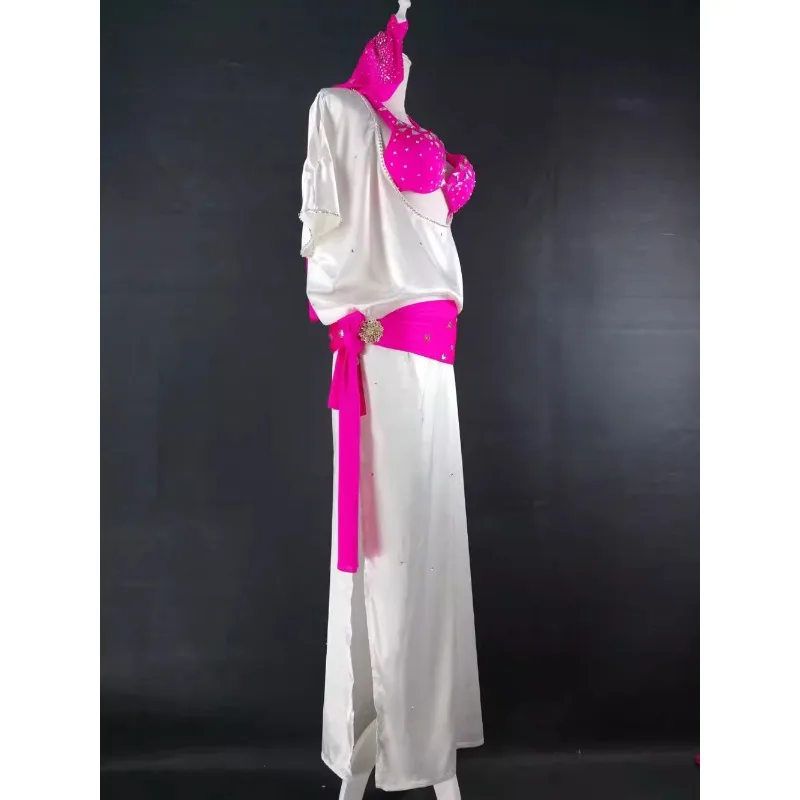 Traje de dança do ventre personalizado, vestido de performance, robe indienne fille, roupa de dança do ventre, trajes de carnaval samba, roupas indianas femininas