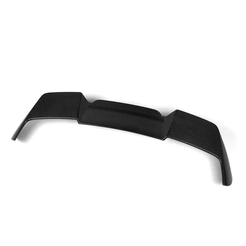 Glossy Forged Compression Molding Dry Carbon Fiber Style Rear Wing Fits for X5 G05 LCI 2024-IN Bumper Roof Spoiler