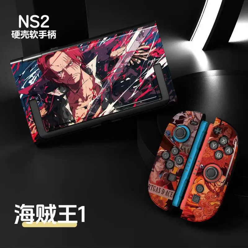 One Piece Tpu Anti-Collision Soft Shell Protective Case Cover for Nintendo Switch2 Luffy Game Console Gamepad Controller