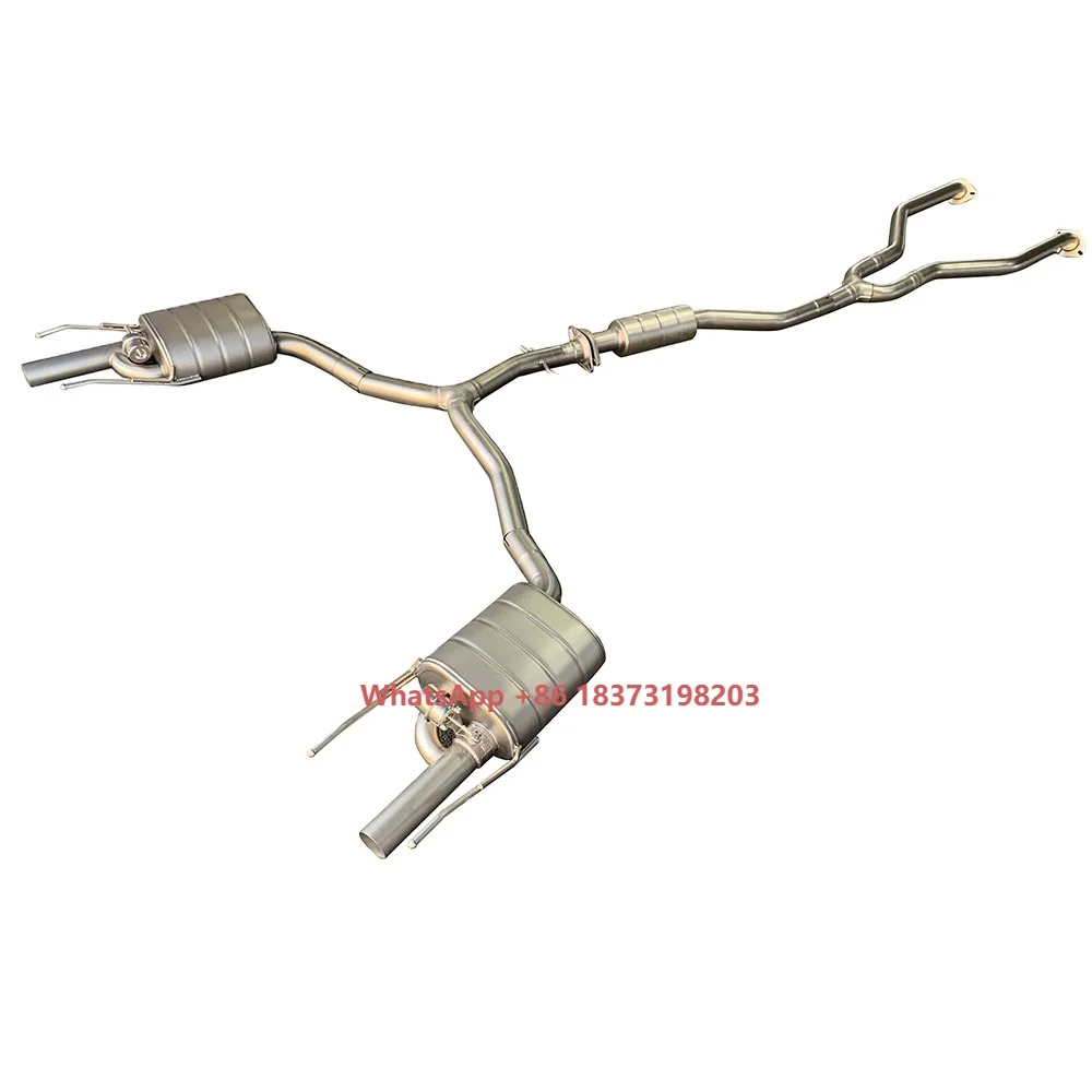 

FUDKLi High-Performance Exhaust Pipe Exhaust Muffler for Crown 3.0 Valved Stainless Steel Catback Exhaust System