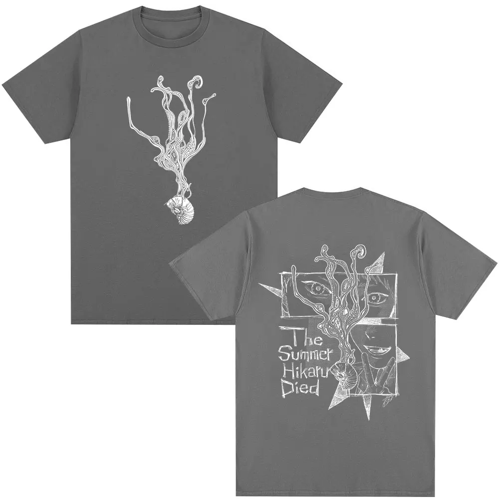 Anime Die Sommer Hikaru Died Hikaru Yoshiki Manga Kurzarm T-shirts Männer Frauen Mode Baumwolle Casual Übergroßen T Shirts Y2K – Detail 7