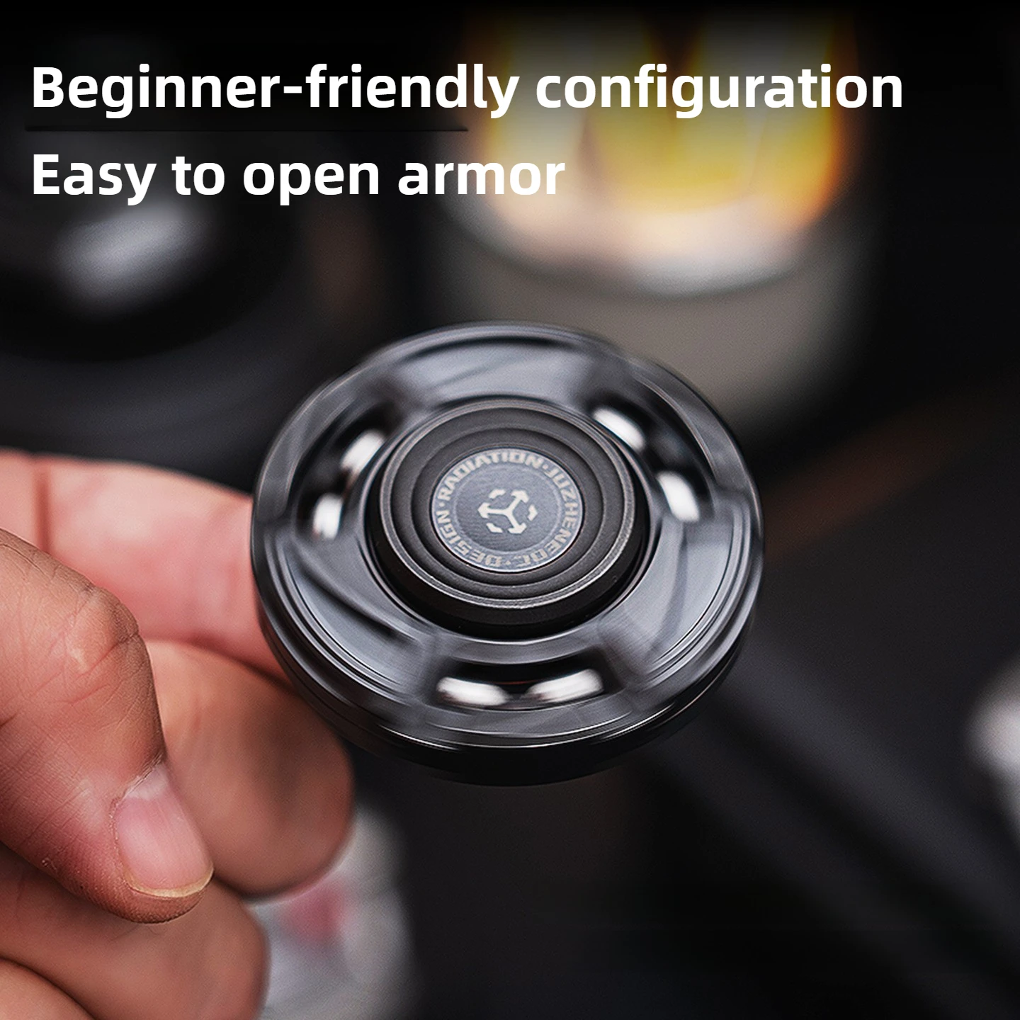 لعبة تخفيف الضغط لسطح المكتب من Matrix EDC Radiation PRO بفتحة درع داخلي مكونة من ثلاث صفحات #2