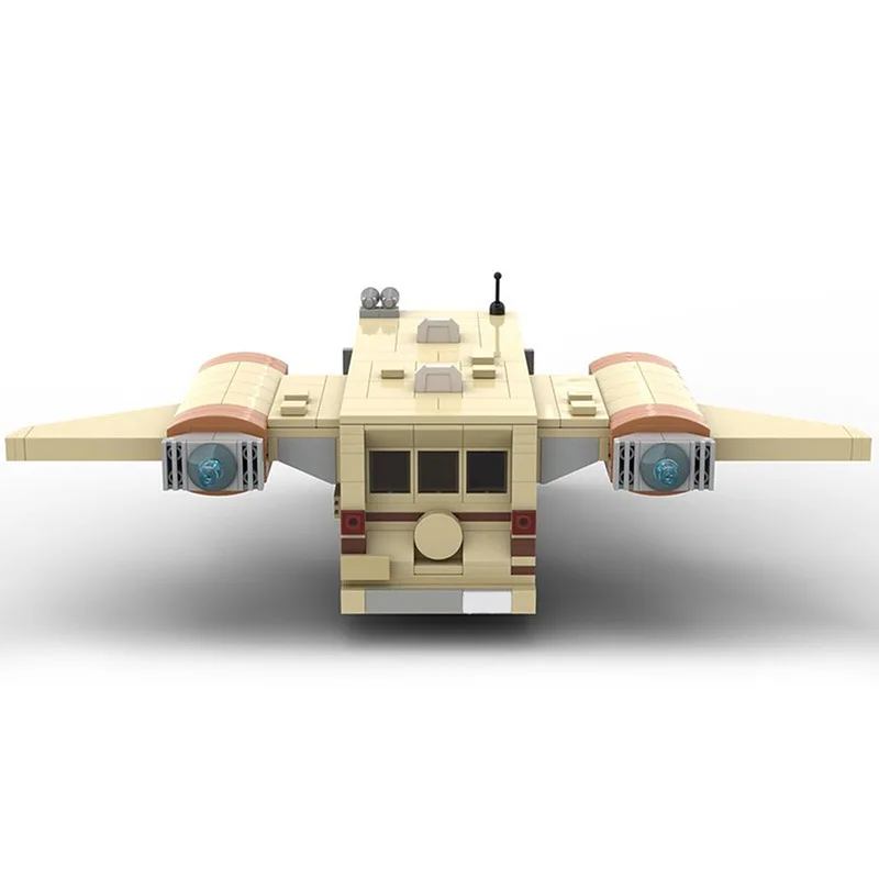 MOC Wing Car Building Block Gioco spaziale Eagle-5 Combattimento Razzo Veicolo volante Mattoni Assemblare Tecnologia modulare Giocattoli fai da te Regali