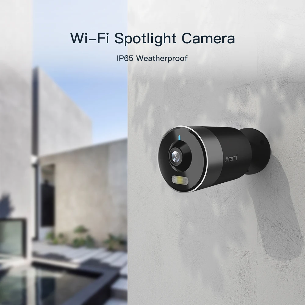 Arenti Laxihub 4MP Security Camera Wi-Fi Surveillance Camera Outdoor Smart Camera Security Protection 2K Full Color Night Vision