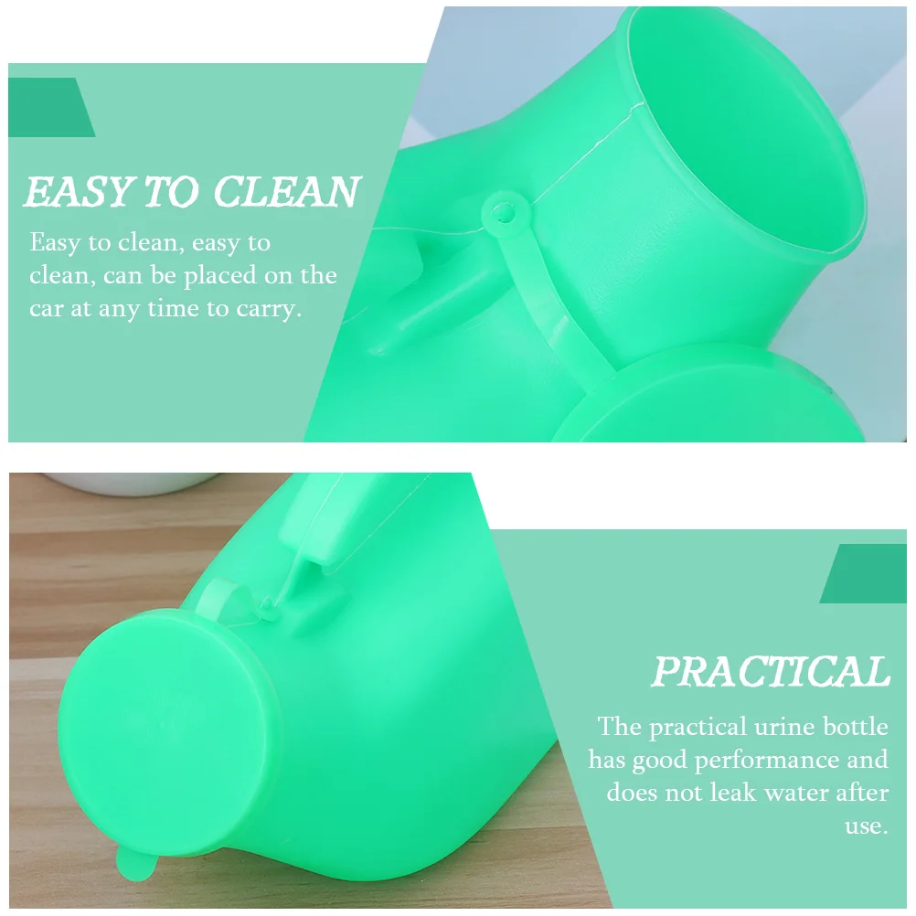 

2pcs Reusable Male Urinal Portable Urine Bottle For Travel Camping Outdoor Thickened Plastic Household Men Accessory Convenient