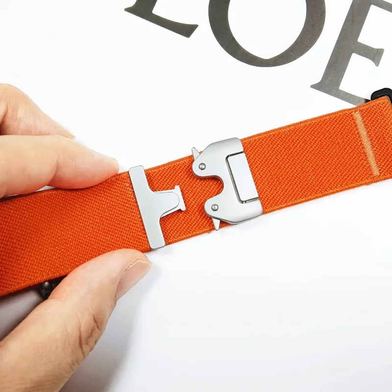 Correa de nailon para samsung galaxy watch ultra 2025, pulsera transpirable para galaxy watch 8, 40mm/44mm/8, banda clásica con hebilla de paracaídas