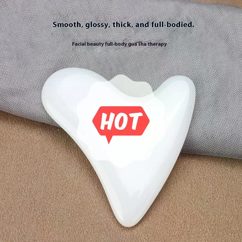 High Silicon Glass Gua Sha Board Facial Scraper Plate Lift Massage For Face Body Neck Leg Skin Care Beauty Health Massager