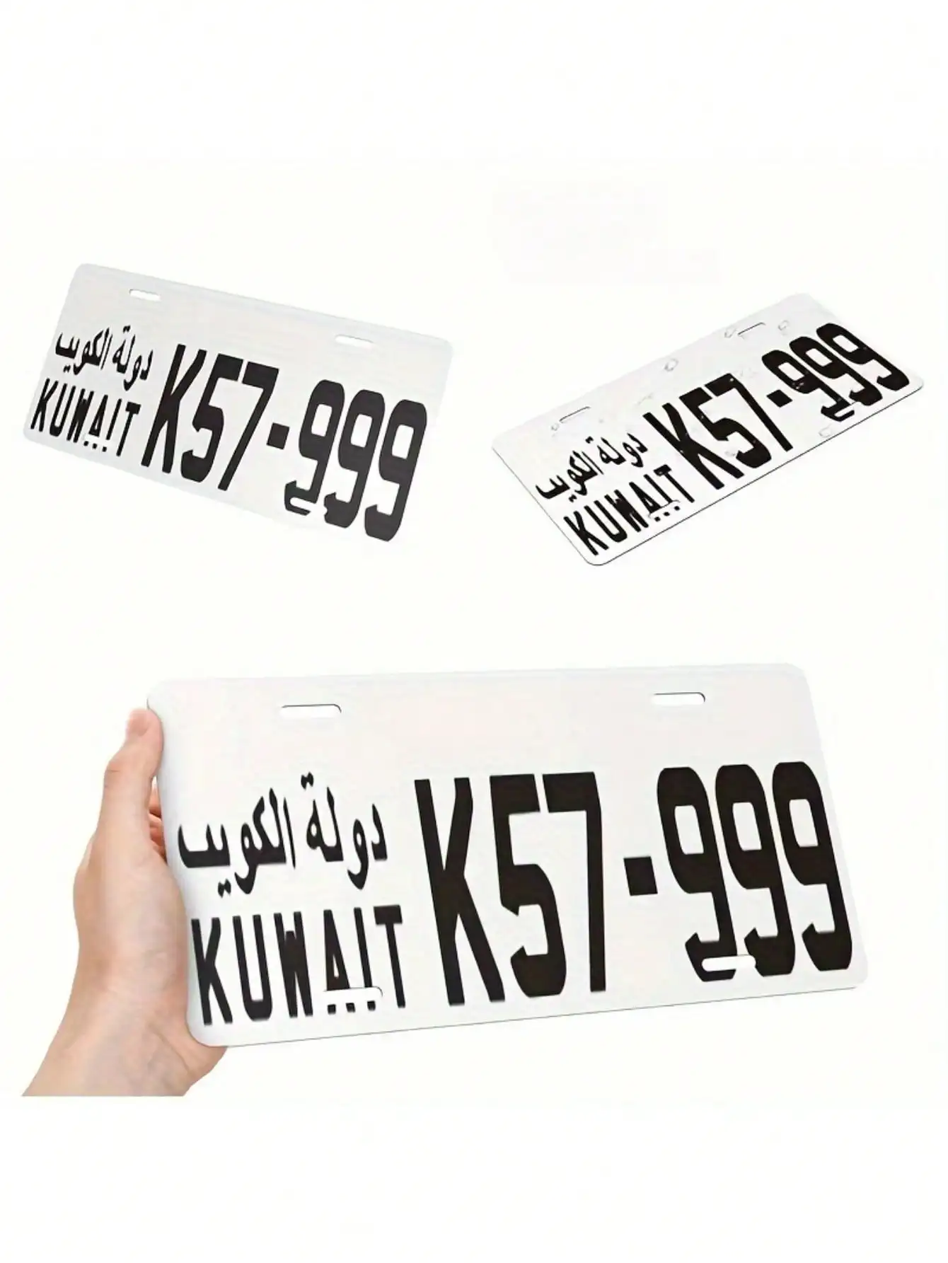 

Vintage Kuwait License Plate Metal Sign, 12x6 Inch Aluminum Wall Art, Retro Decor for Man Cave Cafe Bar, Unique Gift Idea