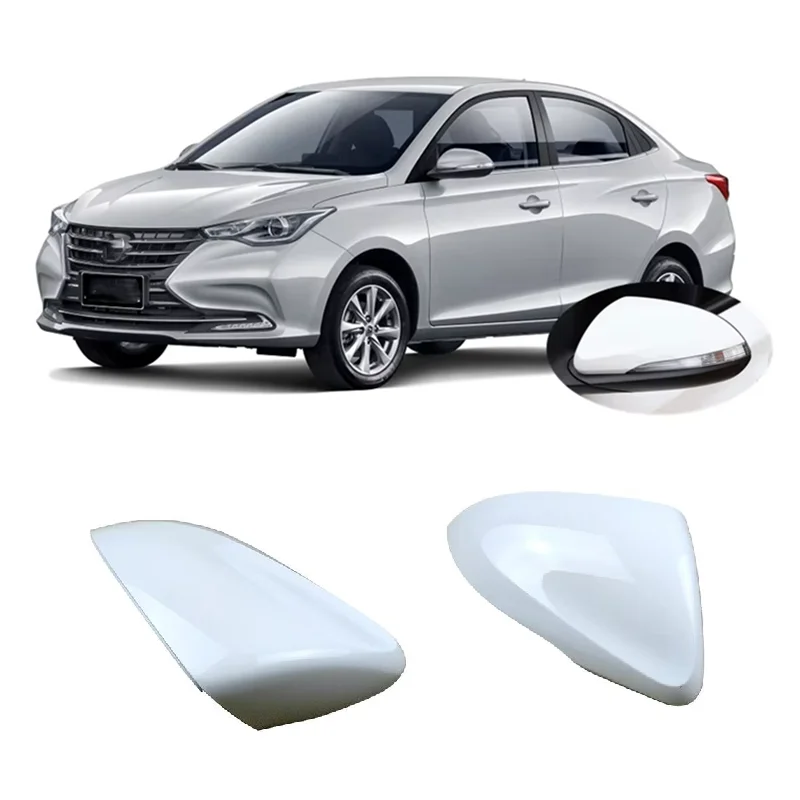 for Changan Alsvin 2018 2019 2020 2021 2022 2023 White Rear View Wing Mirror Cover Mirror Frame Part Repair Kit