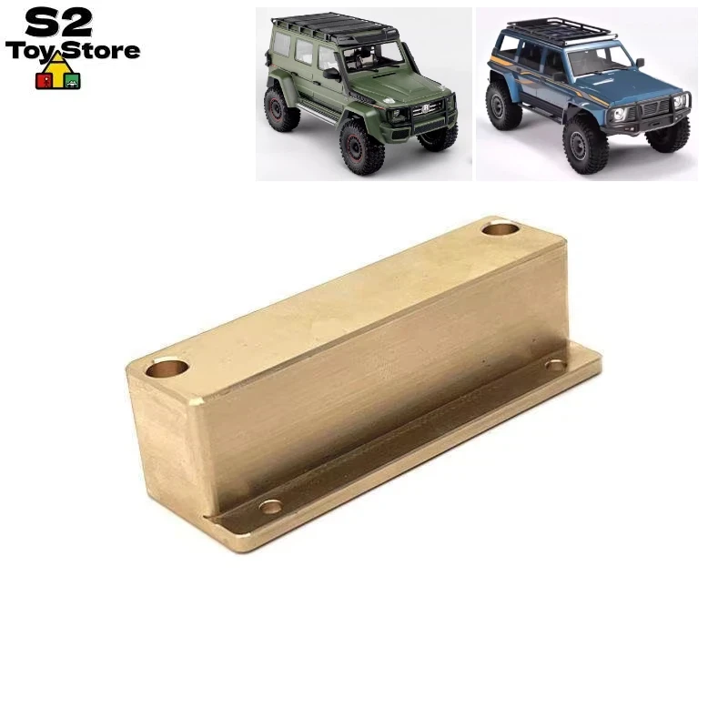 

1/10 YK4106 YK4107 RC Car Brass Cross Bar Weight Metal Upgrade Chassis Weight Block for Crawler Performance