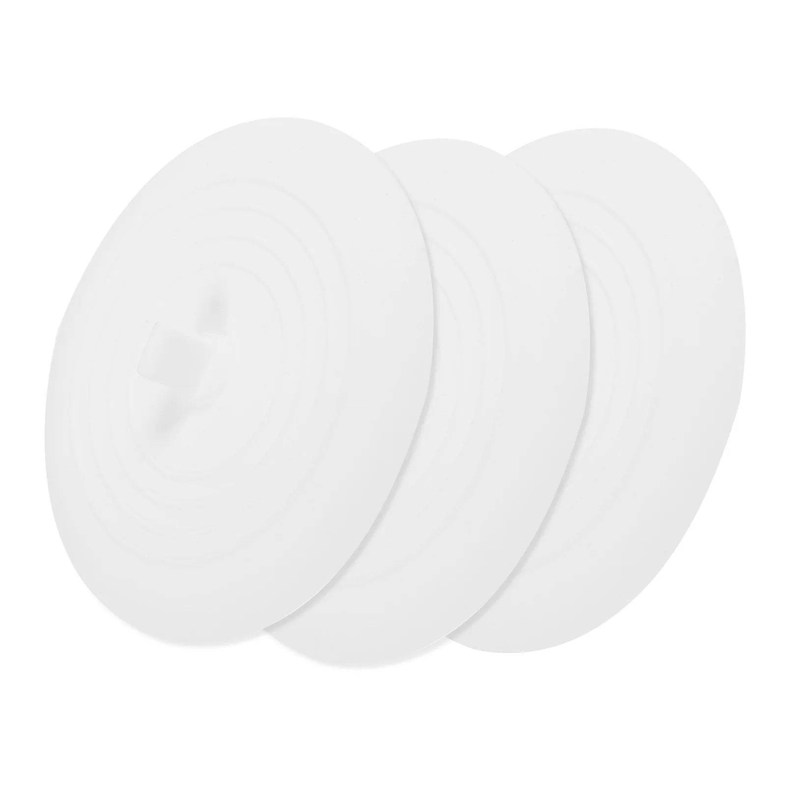 3 قطعة حوض الاستحمام سيليكون سدّادة مكافحة الشعر تسد المكونات للحمام حوض الاستحمام بالوعة المطبخ غطاء للصرف متعدد الوظائف #3