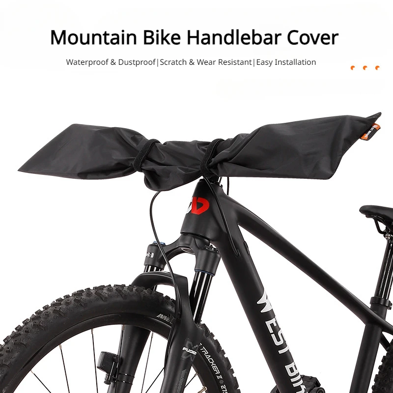 Bicycle Handlebar Dust Cover Protective Cover Mountain Bike Rainproof Handlebar Cover Cycling Accessories Bike Accesories