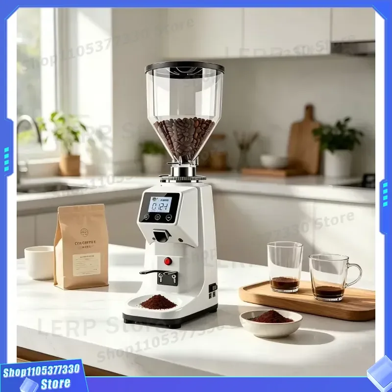 220V Electric Coffee Bean Grinder Low Noise Internal Mill Easy Clean for Small Bakery Home Use Factory Direct Supply