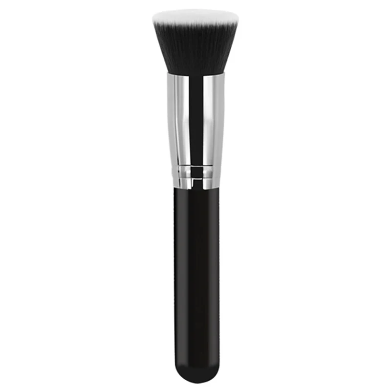 Makeup Brush Flat Top Kabuki Foundation Brush  for Liquid Cream and Powder Contour Buffing Blending Concealer  Face Brush