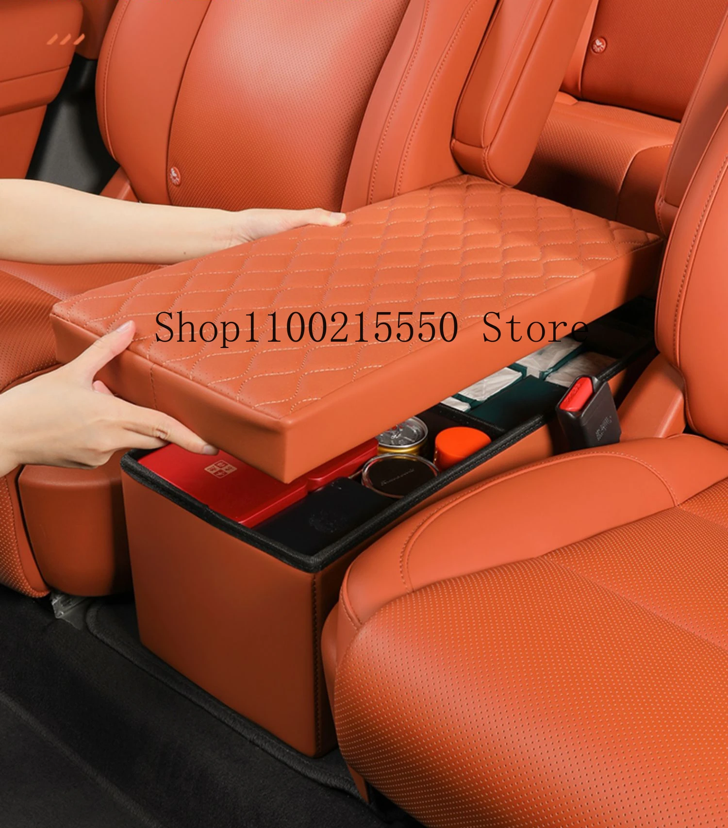 

Car Storage Box for Lixiang LEADING IDEAL Li Auto L8 L9 2022 2023 Seat Center Folding Sundries Organizer Box Trunk Tool Case