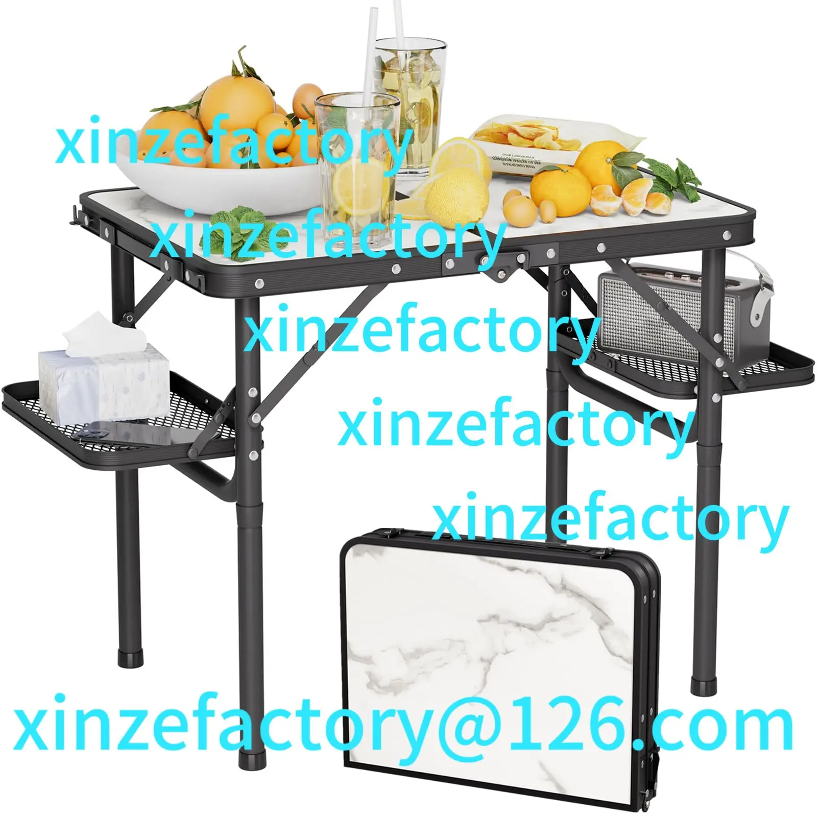 

Customization Folding Camping Table Small 2ft Camp Table Portable With 50% Extra Space Folding Picnic Table