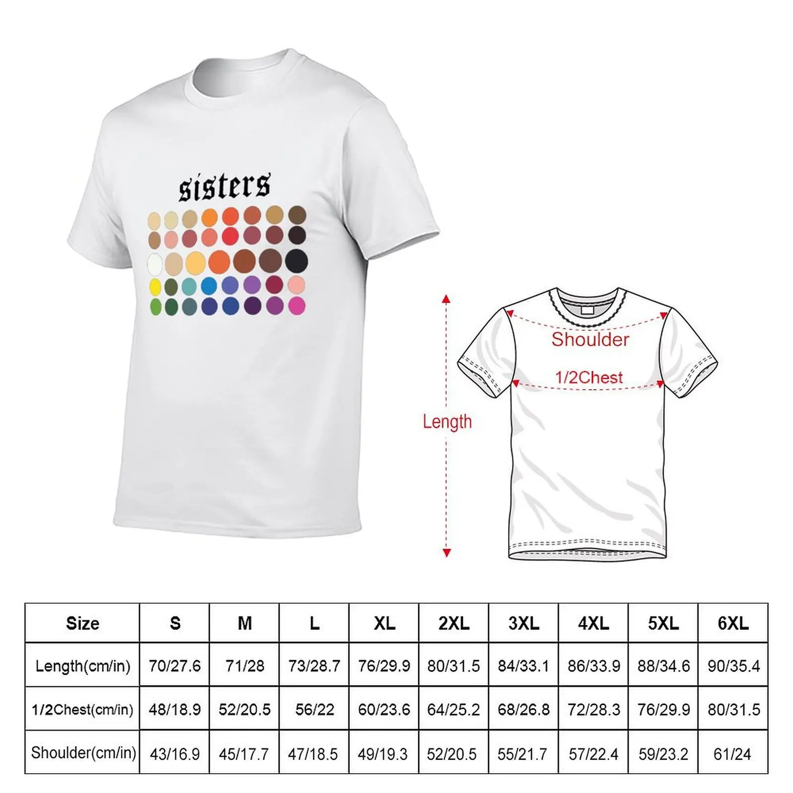 James Charles Artistry Palette: Hi Sisters! T-Shirt anime for a boy clothing for men